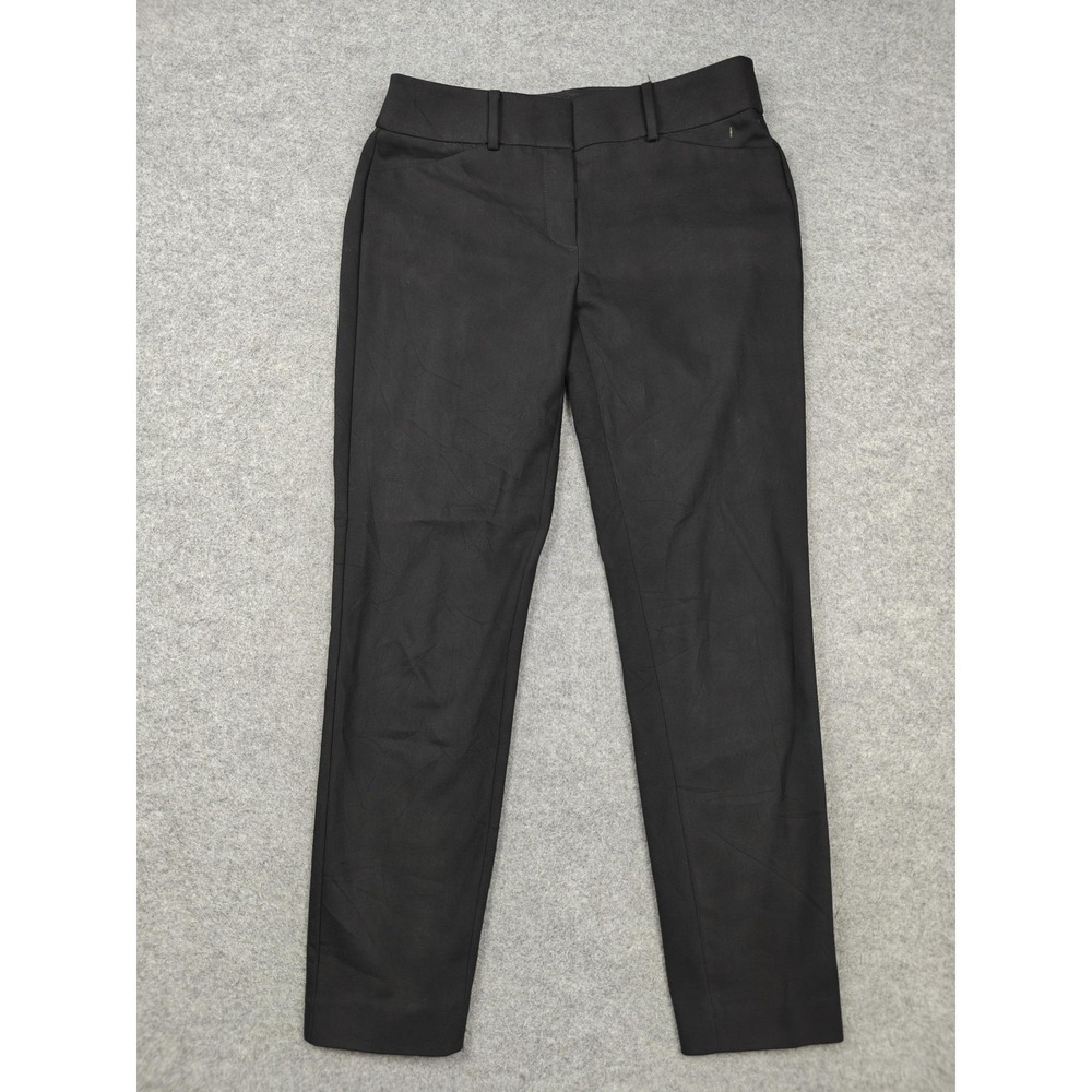 LOFT Pants Womens 2 Black Twill Julie Skinny Slim Stretch Dress Work Career